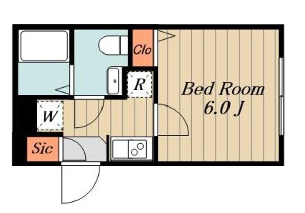 ルッソ西尾久の物件間取画像